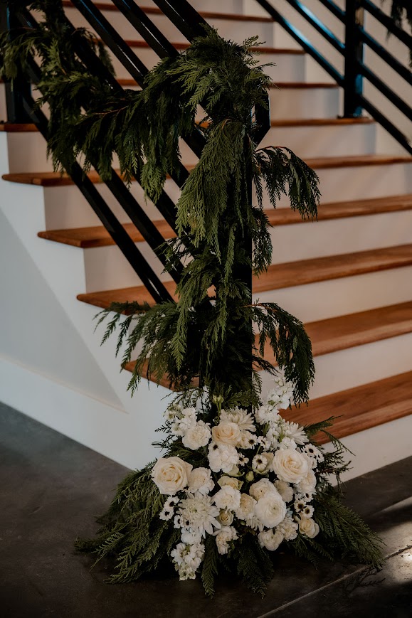 Winter Wedding Flowers White Floral  Meadow