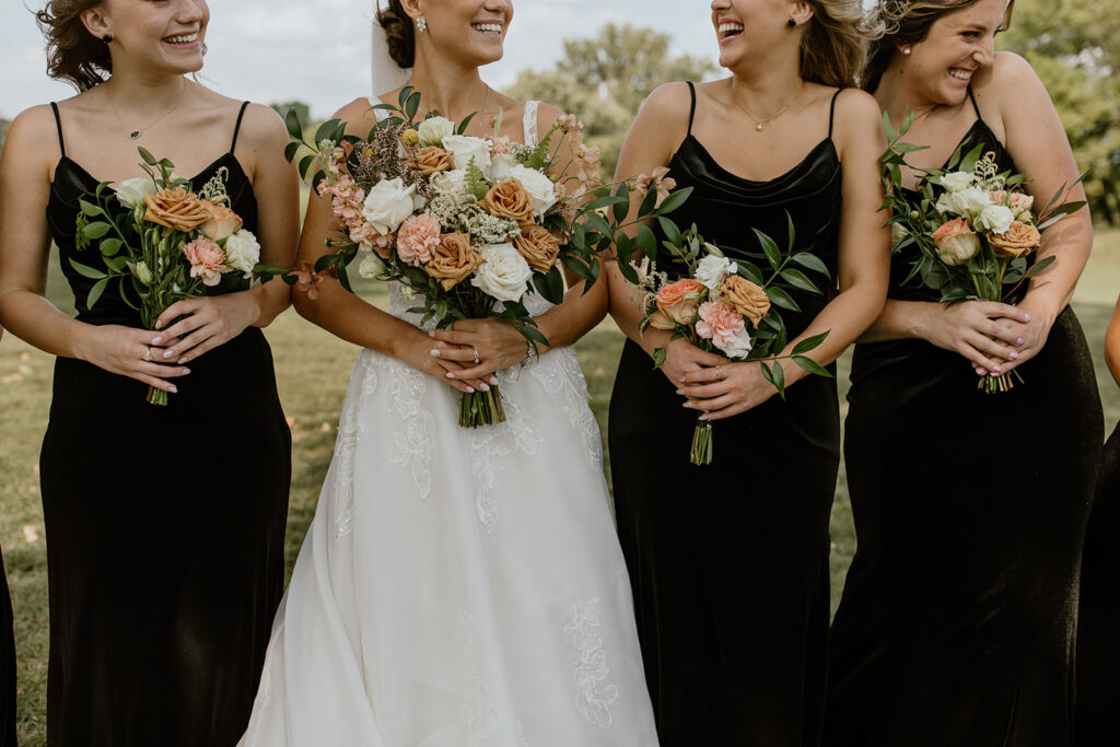 Michigan wedding florist autumn bridal bouquet